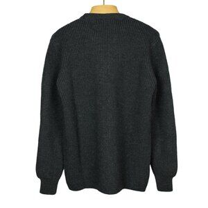 GRP | Exclusive 100% Merino Wool Italian Made Charcoal Sweater